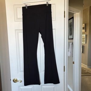 Black Flared Yoga Pants